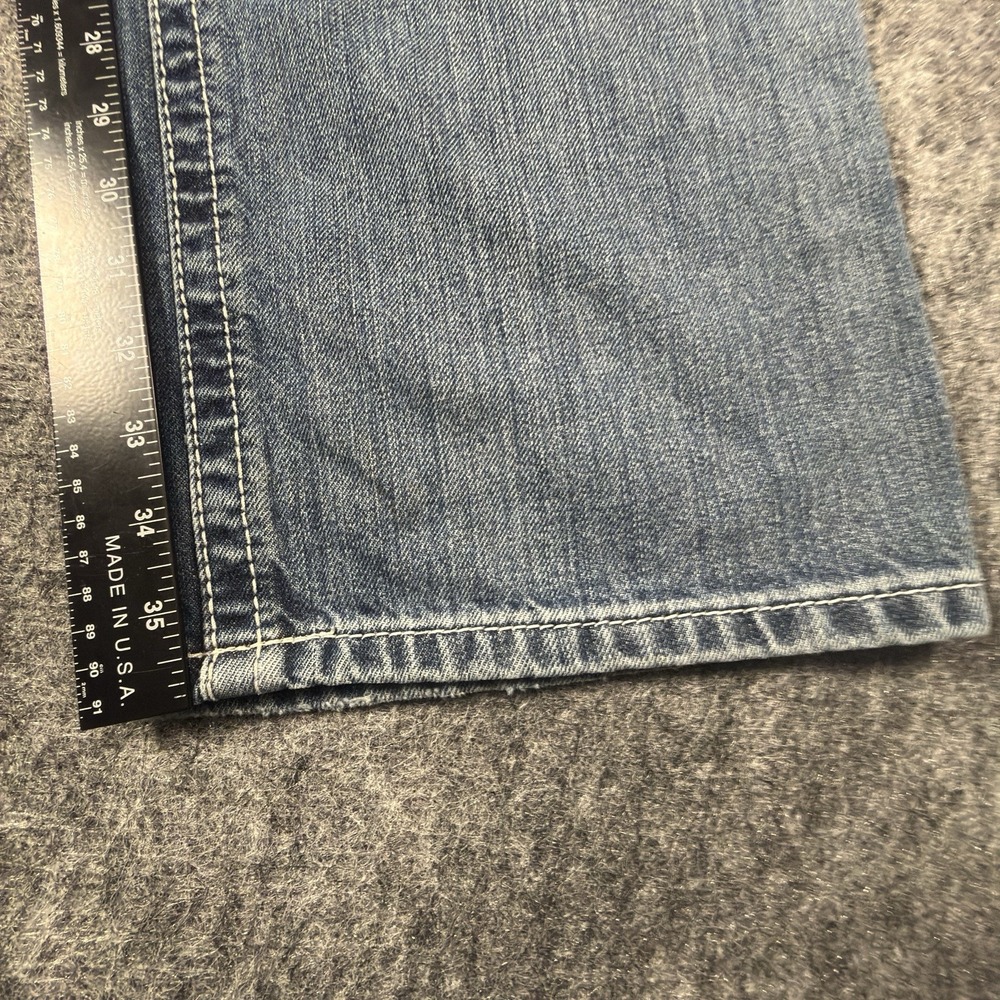 Ariat Jeans Mens 35x36 Blue M4 Coltrane Durango Low Rise Relaxed Bootcut Western - Picture 8 of 10